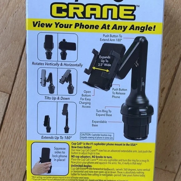 CRANE Cup Holder with adjustable height​​​​​ - Picture 6 of 6